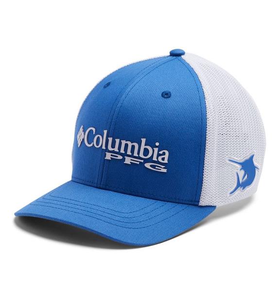Columbia PFG Mesh Hats Blue Multicolor For Boys NZ78960 New Zealand
